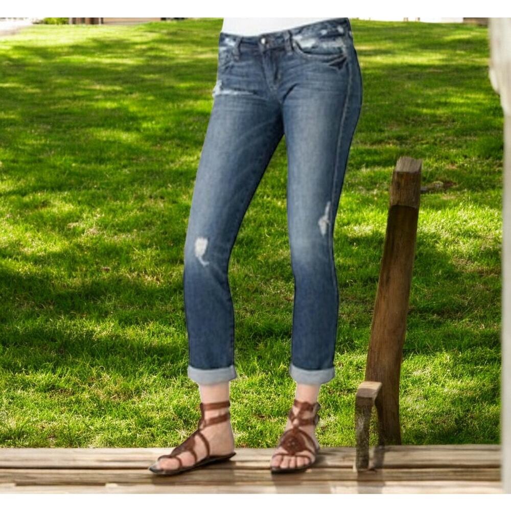 Joe's Jeans Chelsea Fit Klum Wash Rolled Cuff - Size 28 - Picture 2 of 10